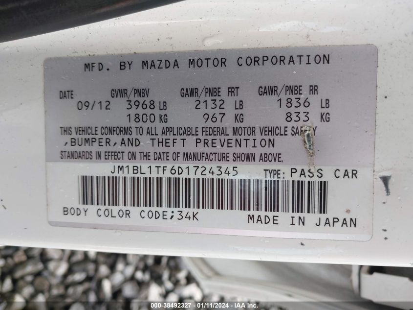 2013 MAZDA MAZDA3 I SV - JM1BL1TF6D1724345