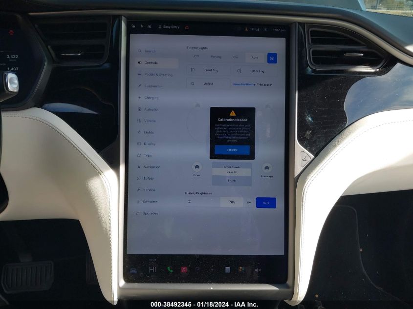 2018 TESLA MODEL X 100D/75D/P100D - 5YJXCDE28JF141411