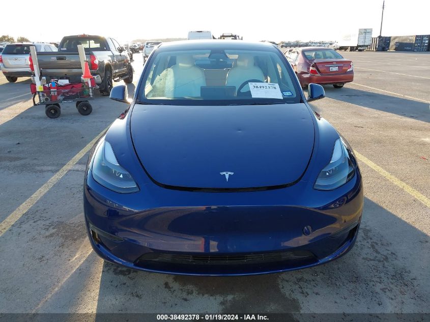 2023 TESLA MODEL Y AWD/LONG RANGE DUAL MOTOR ALL-WHEEL DRIVE - 7SAYGAEE2PF663111