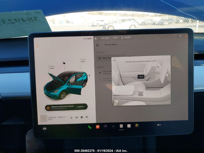 2023 TESLA MODEL Y AWD/LONG RANGE DUAL MOTOR ALL-WHEEL DRIVE - 7SAYGAEE2PF663111