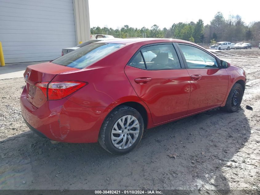 2018 TOYOTA COROLLA LE - 5YFBURHE2JP851533