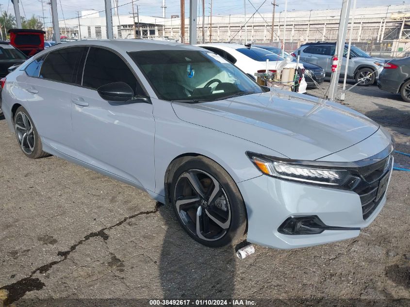 2022 HONDA ACCORD SPORT - 1HGCV1F37NA020156