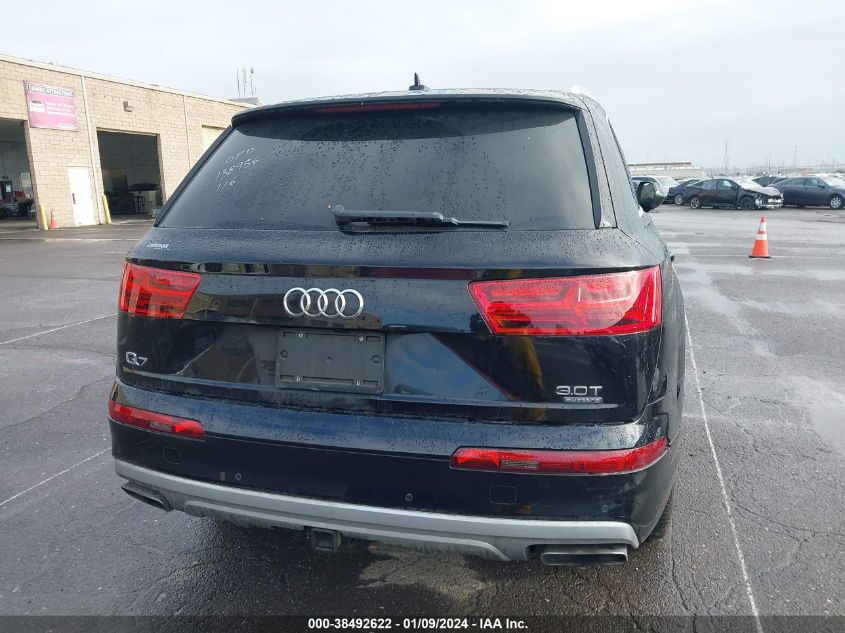 2017 AUDI Q7 3.0T PREMIUM - WA1LAAF79HD034523