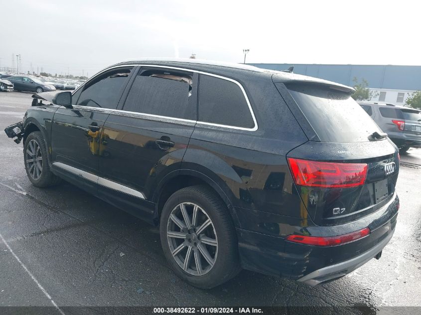 2017 AUDI Q7 3.0T PREMIUM - WA1LAAF79HD034523