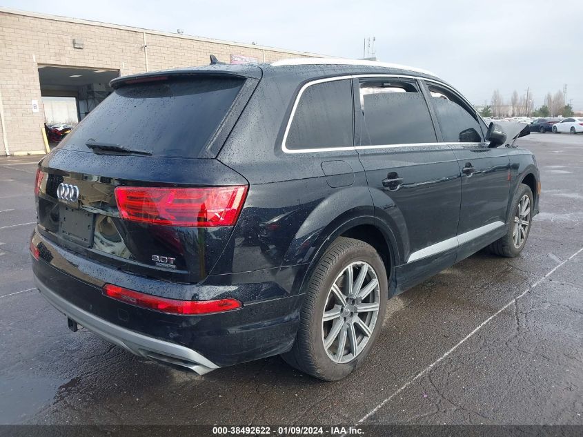 2017 AUDI Q7 3.0T PREMIUM - WA1LAAF79HD034523