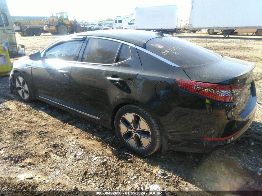 2013 KIA OPTIMA HYBRID EX - KNAGM4AD5D5053309