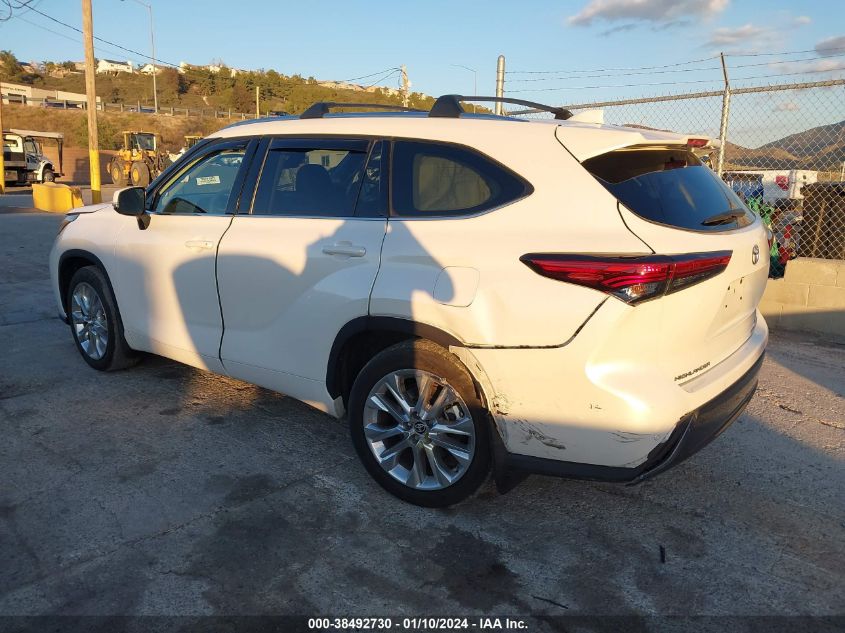 2021 TOYOTA HIGHLANDER LIMITED - 5TDDZRBH7MS134733