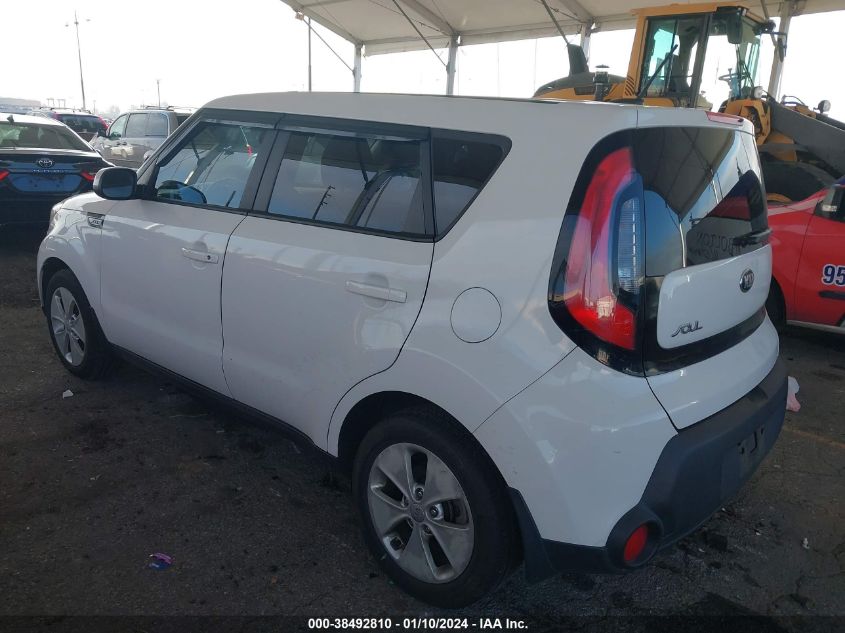 2015 KIA SOUL - KNDJN2A25F7159534