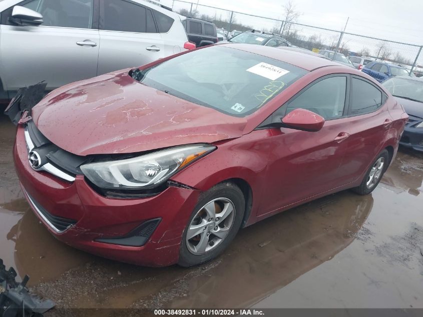 2015 HYUNDAI ELANTRA SE/SPORT/LIMITED - 5NPDH4AE8FH635250