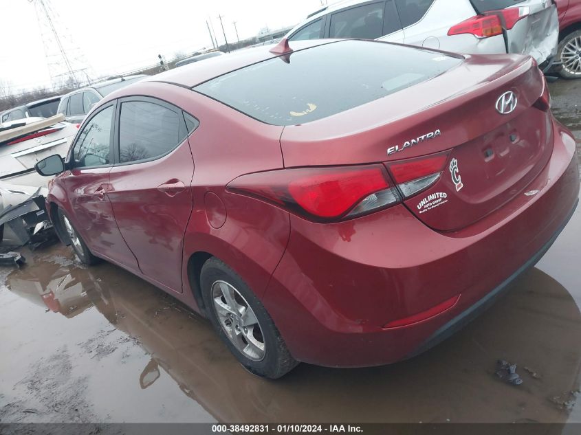 2015 HYUNDAI ELANTRA SE/SPORT/LIMITED - 5NPDH4AE8FH635250