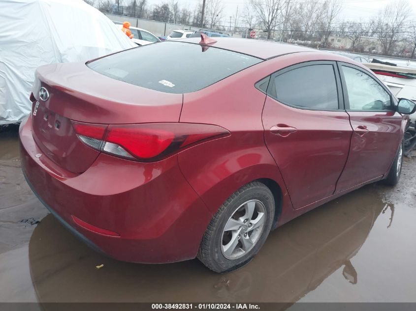 2015 HYUNDAI ELANTRA SE/SPORT/LIMITED - 5NPDH4AE8FH635250