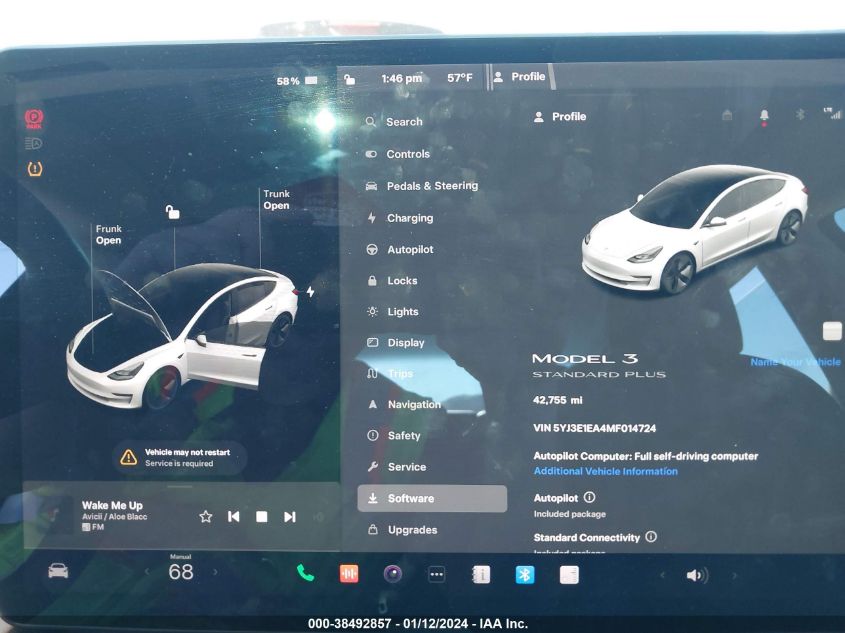 2021 TESLA MODEL 3 - 5YJ3E1EA4MF014724