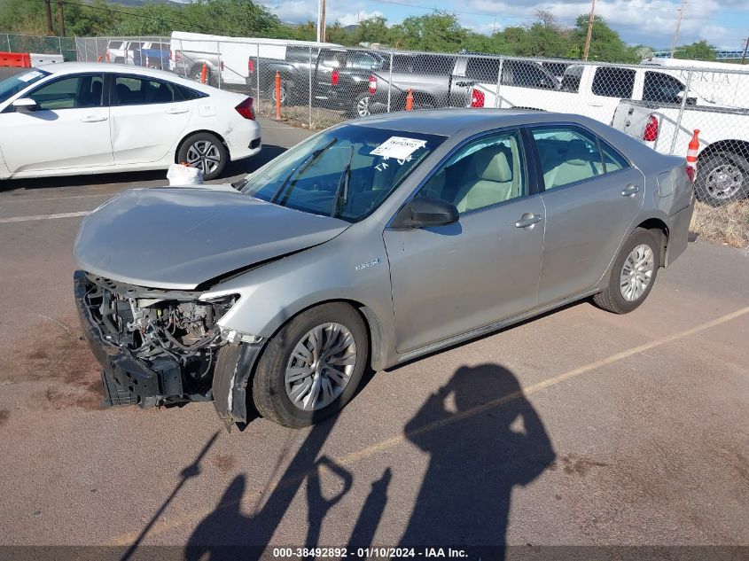 2014 TOYOTA CAMRY HYBRID LE/SE LIMITED EDITION/XLE - 4T1BD1FK8EU132883