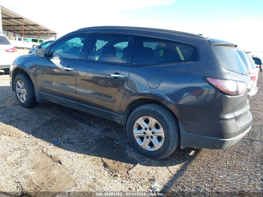 2013 CHEVROLET TRAVERSE LS - 1GNKRFKD7DJ184653