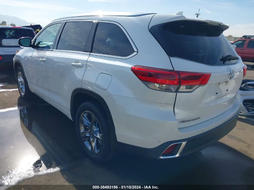 2017 TOYOTA HIGHLANDER LIMITED PLATINUM - 5TDDZRFH8HS374986