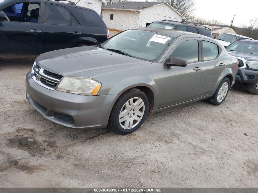 1C3CDZAB2CN173505 | 2012 DODGE AVENGER