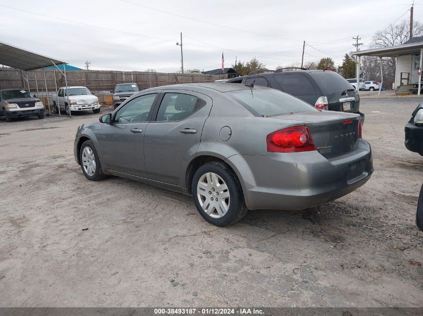 1C3CDZAB2CN173505 | 2012 DODGE AVENGER