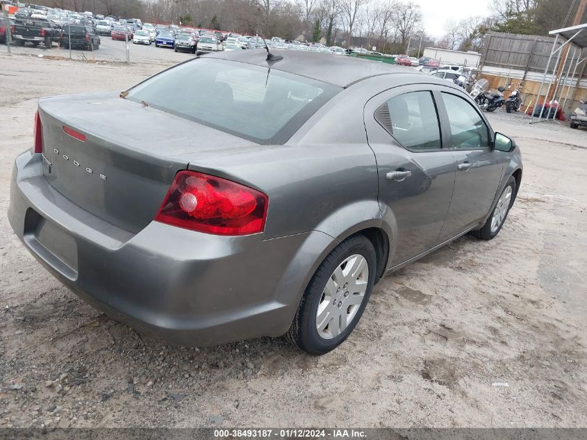 1C3CDZAB2CN173505 | 2012 DODGE AVENGER