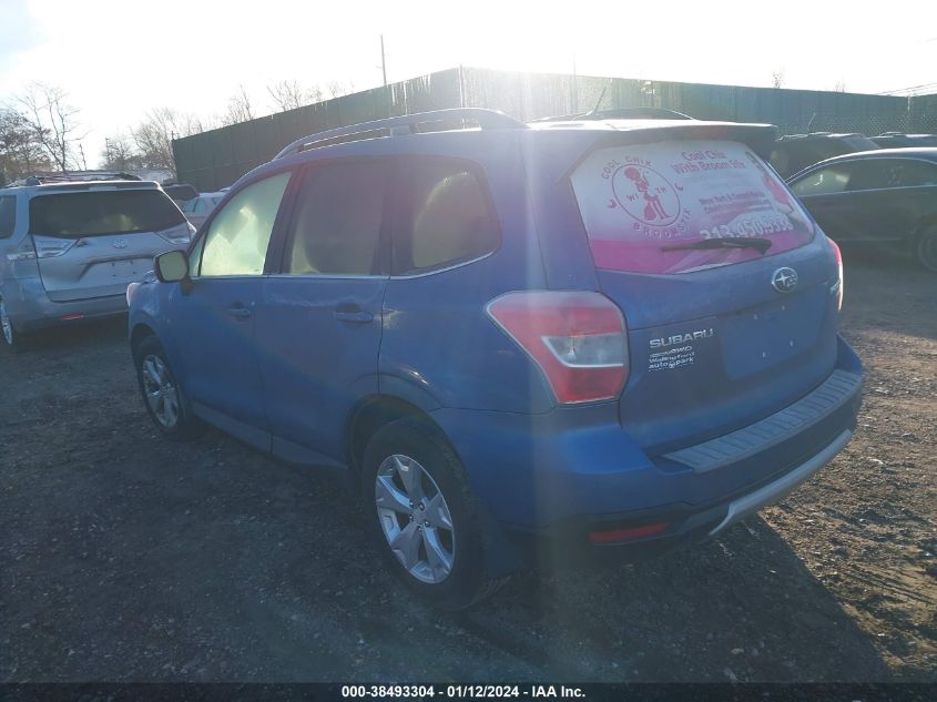 2015 SUBARU FORESTER 2.5I LIMITED - JF2SJAKC2FH514270