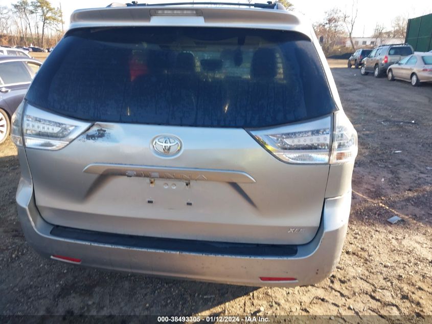 2014 TOYOTA SIENNA XLE V6 8 PASSENGER - 5TDYK3DC9ES443836