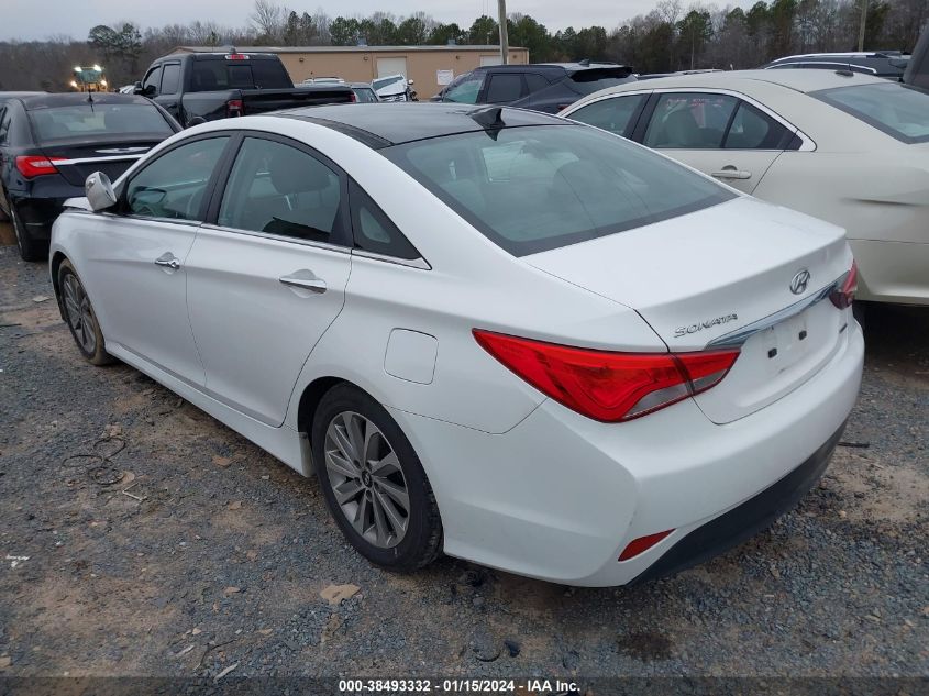 2014 HYUNDAI SONATA SE/LIMITED - 5NPEC4ACXEH933184