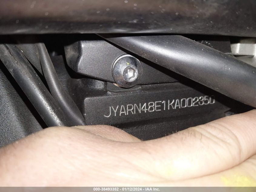2019 YAMAHA MTN1000 - JYARN48E1KA002350