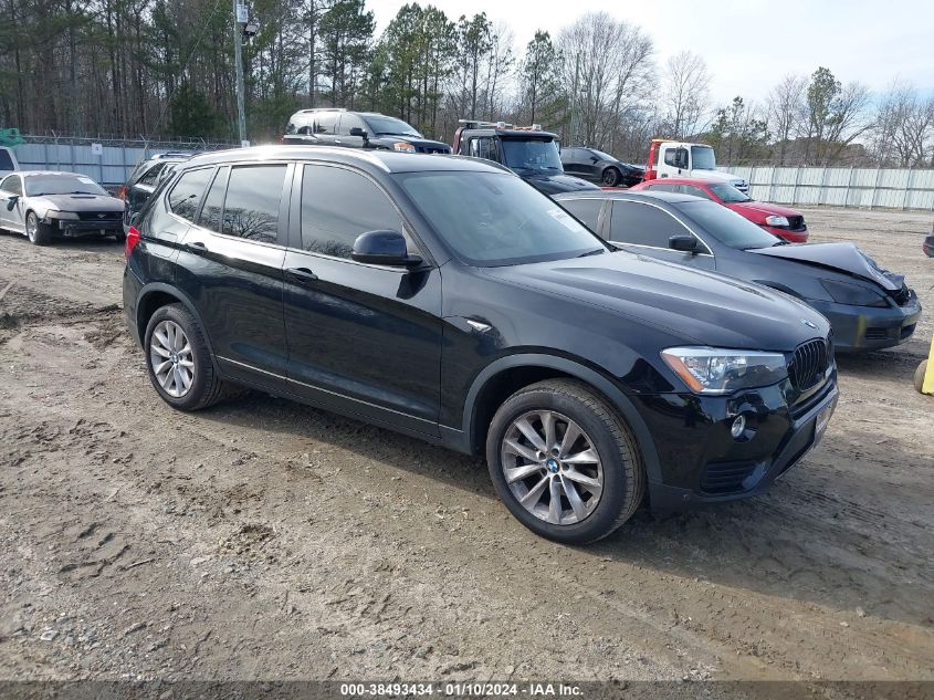 2015 BMW X3 XDRIVE28I - 5UXWX9C56F0D58599