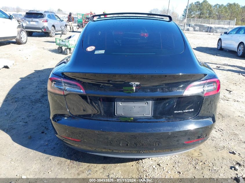 2021 TESLA MODEL 3 LONG RANGE DUAL MOTOR ALL-WHEEL DRIVE - 5YJ3E1EB4MF924544