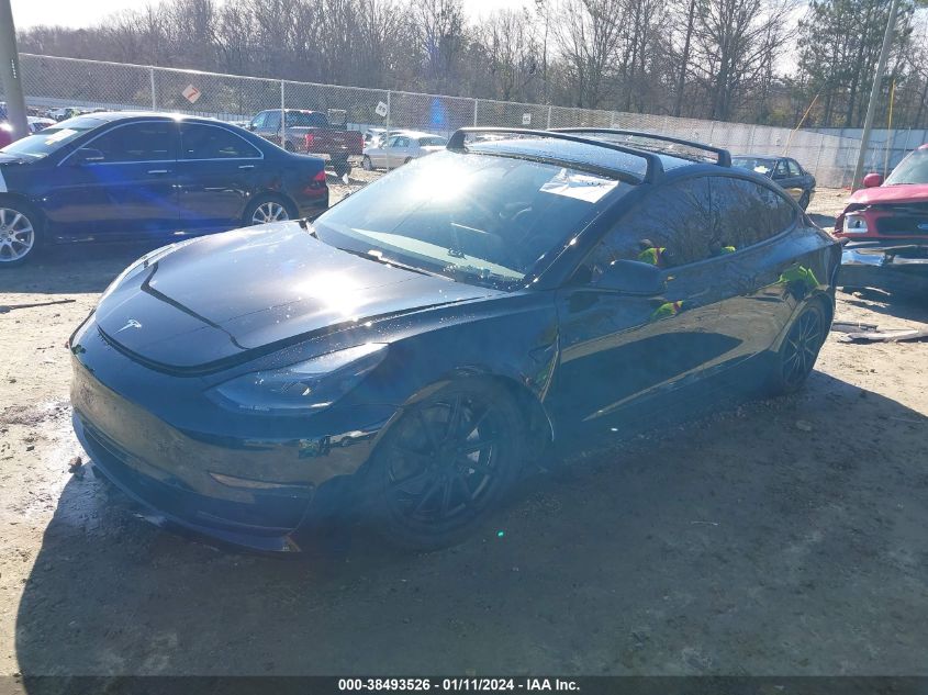 2021 TESLA MODEL 3 LONG RANGE DUAL MOTOR ALL-WHEEL DRIVE - 5YJ3E1EB4MF924544
