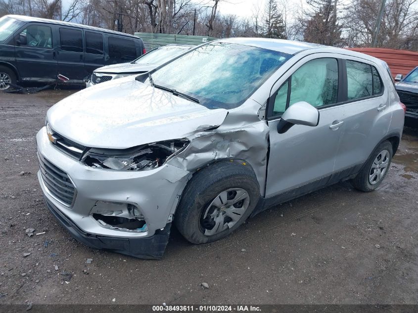 2018 CHEVROLET TRAX LS - KL7CJKSB2JB591519