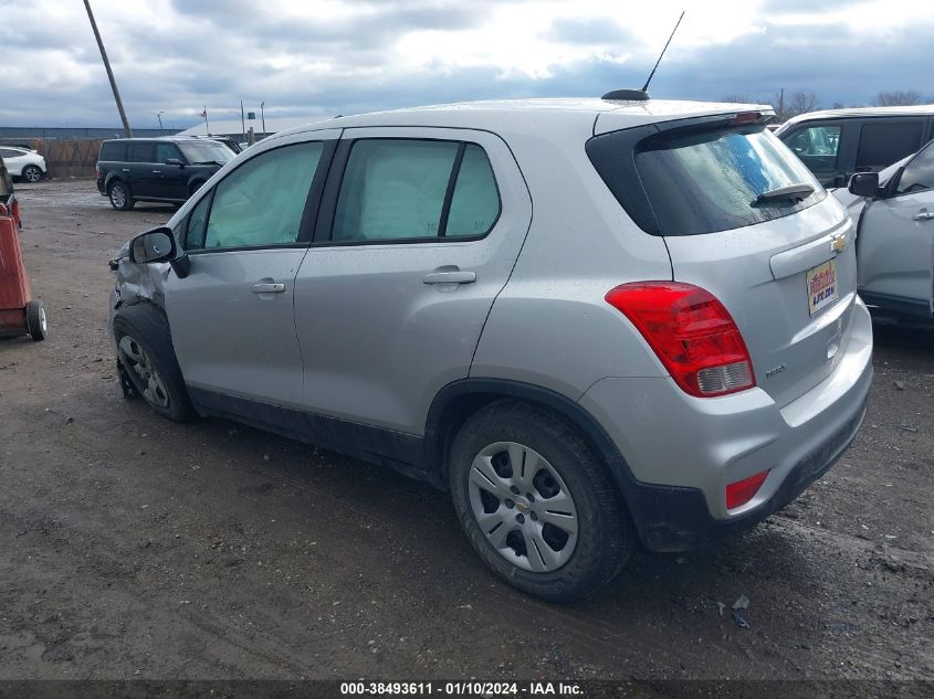 2018 CHEVROLET TRAX LS - KL7CJKSB2JB591519