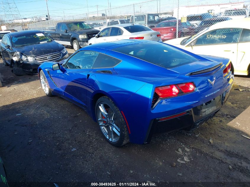 2019 CHEVROLET CORVETTE STINGRAY - 1G1YB2D73K5119272