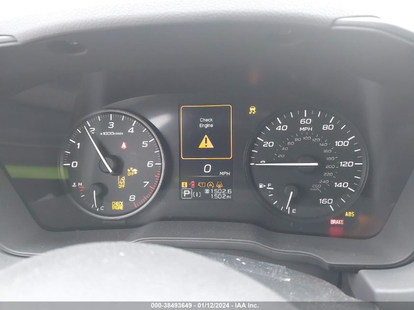 2024 SUBARU CROSSTREK - JF2GUABC9R8284972