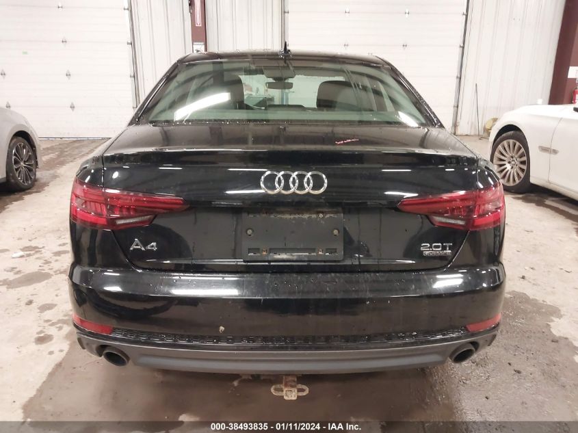 2018 AUDI A4 PREMIUM - WAUNNAF4XJA082478
