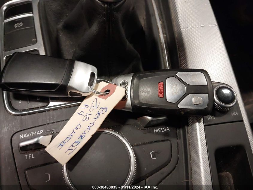 2018 AUDI A4 PREMIUM - WAUNNAF4XJA082478