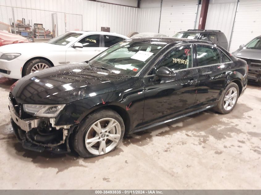 2018 AUDI A4 PREMIUM - WAUNNAF4XJA082478