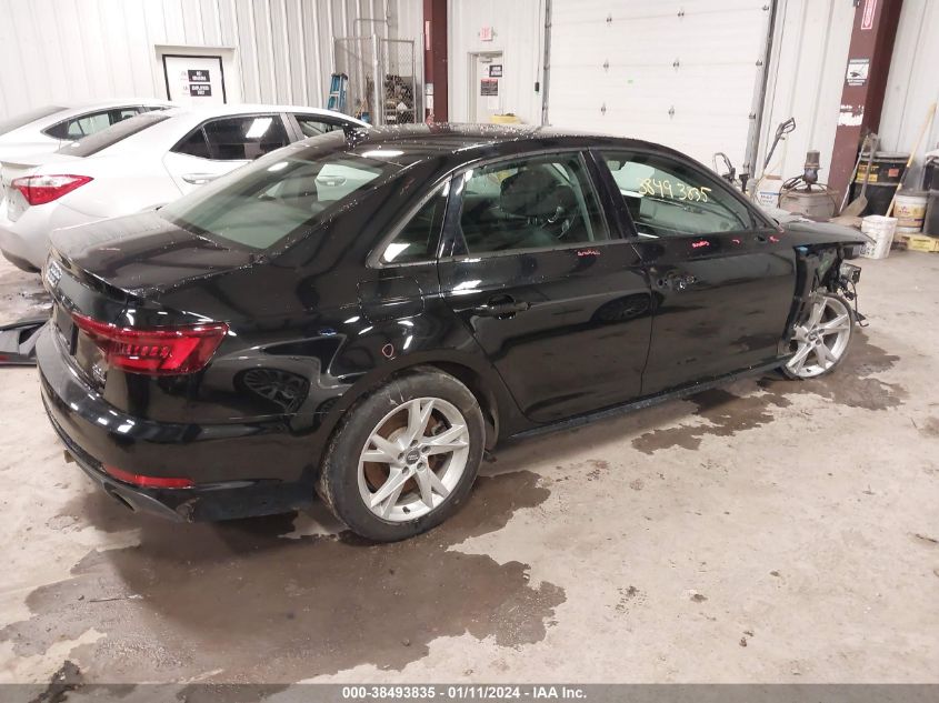 2018 AUDI A4 PREMIUM - WAUNNAF4XJA082478
