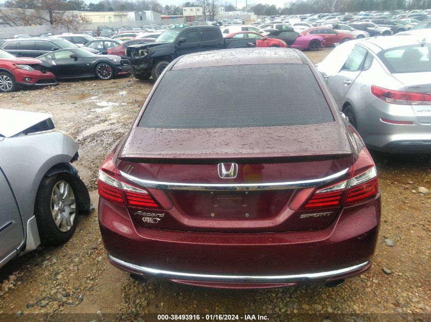 2017 HONDA ACCORD SPORT - 1HGCR2F5XHA101698