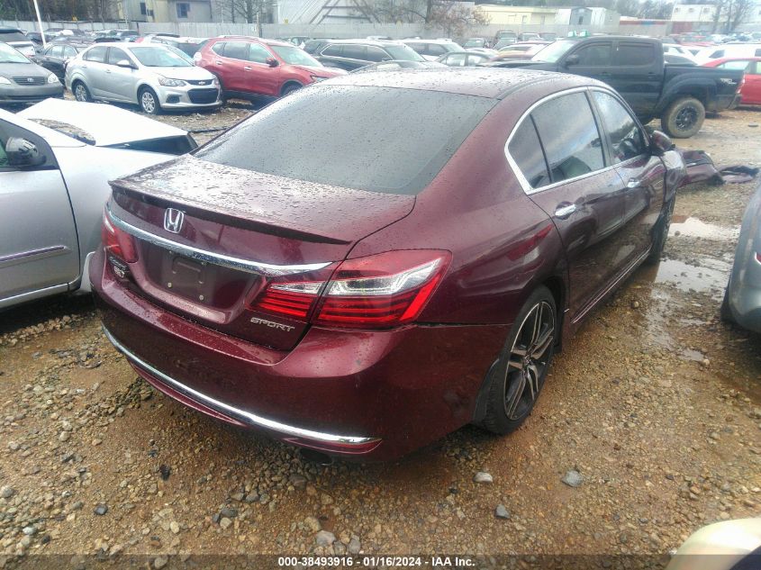 2017 HONDA ACCORD SPORT - 1HGCR2F5XHA101698