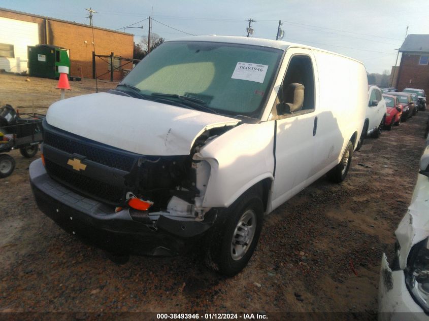 2015 CHEVROLET EXPRESS 2500 WORK VAN 1GCWGFCF6F1278302