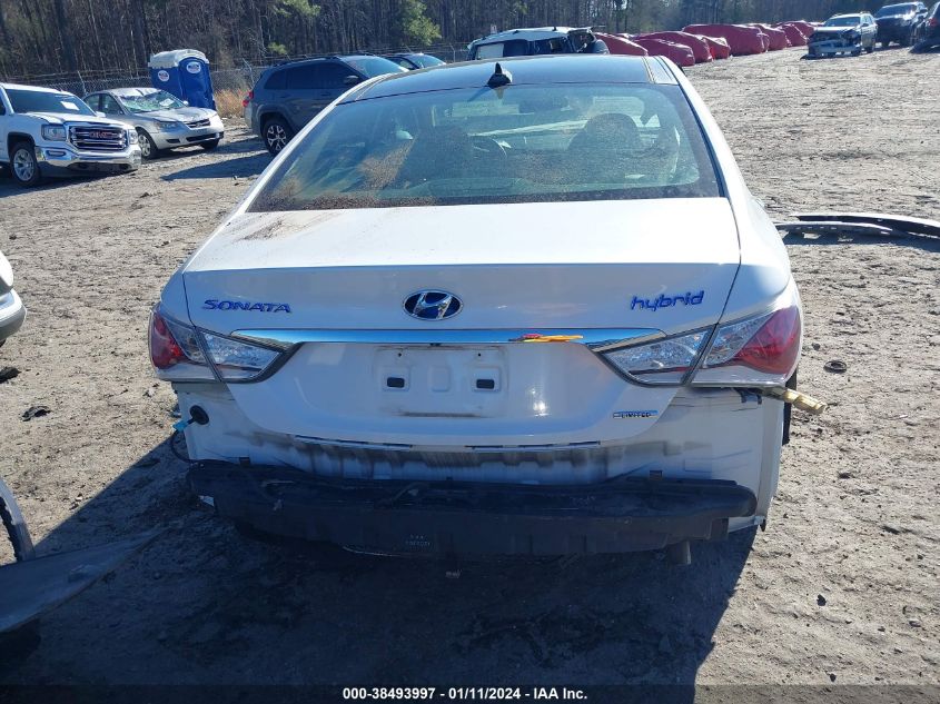 2013 HYUNDAI SONATA HYBRID LIMITED - KMHEC4A4XDA068923