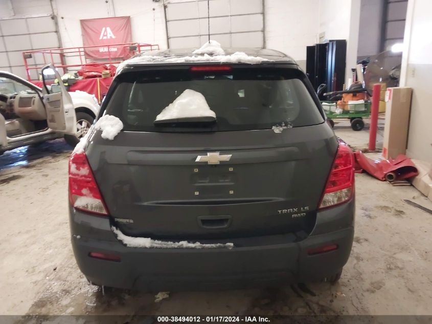 2016 CHEVROLET TRAX 1LS - 3GNCJNSBXGL236617