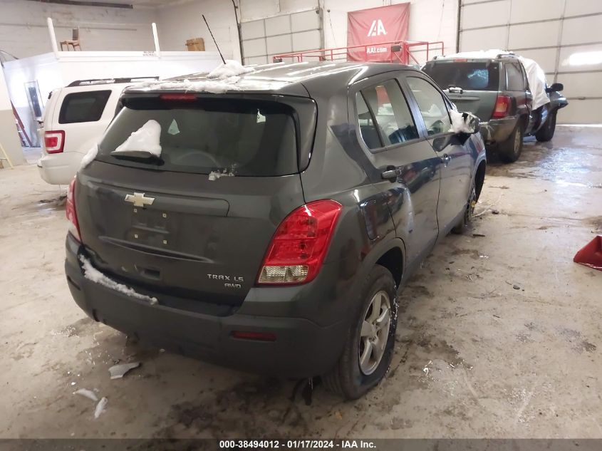 2016 CHEVROLET TRAX 1LS - 3GNCJNSBXGL236617