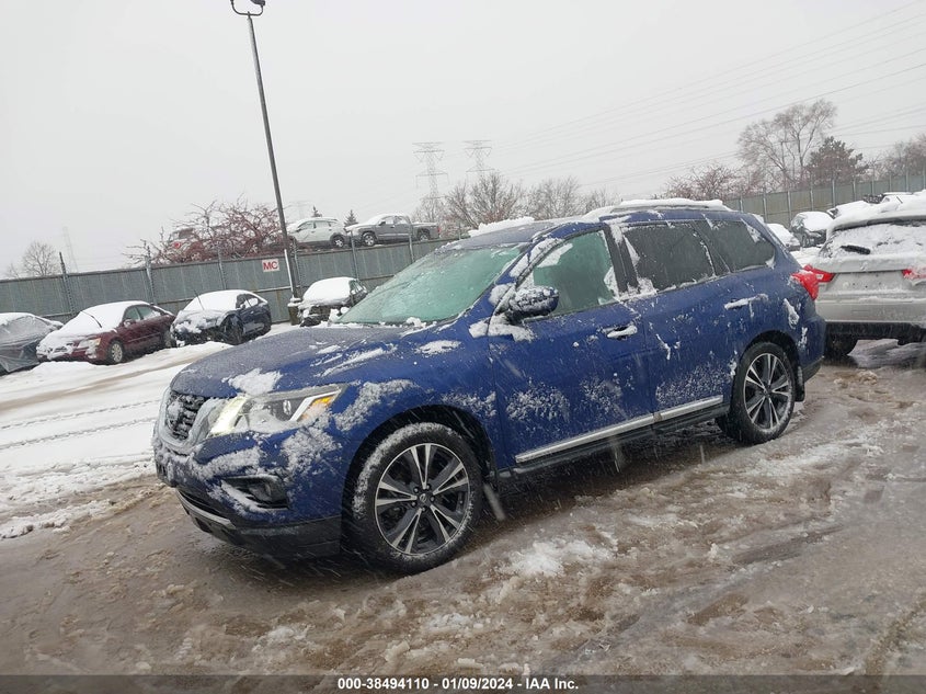 VIN 5N1DR2MM7HC626652 2017 NISSAN PATHFINDER PLATINUM