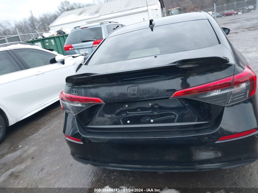 VIN JHMFE1F77NX001374 2022 HONDA CIVIC EX
