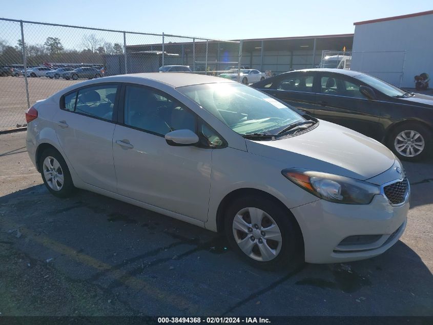 2015 KIA FORTE LX - KNAFK4A69F5291427