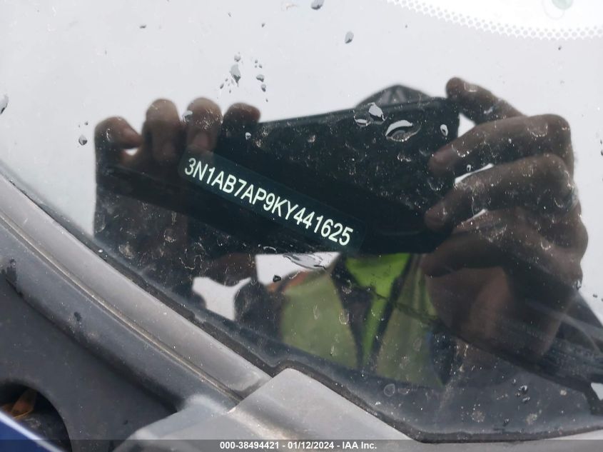 2019 NISSAN SENTRA S/SV/SR/SL - 3N1AB7AP9KY441625