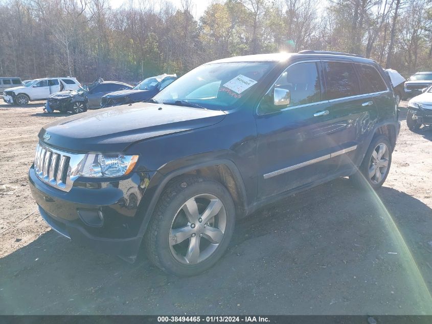 2013 JEEP GRAND CHEROKEE OVERLAND - 1C4RJFCTXDC536598