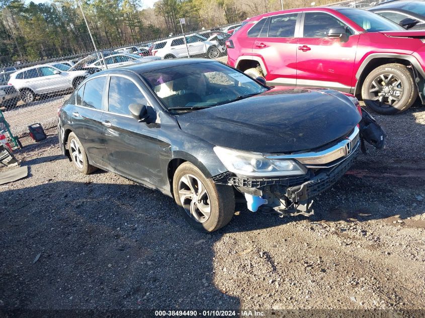 2017 HONDA ACCORD LX - 1HGCR2F38HA193506
