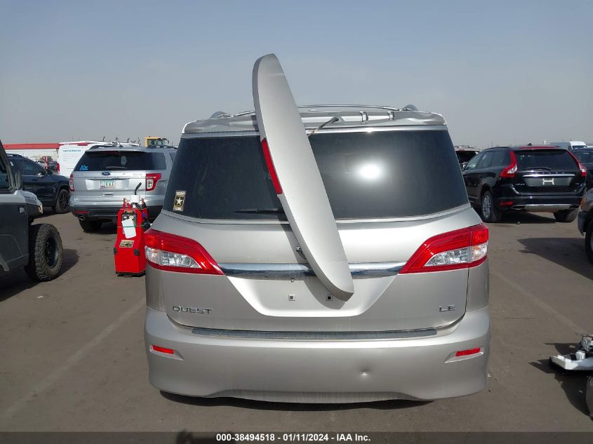2013 NISSAN QUEST LE - JN8AE2KP6D9070216